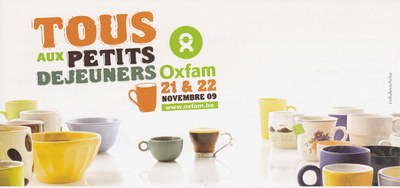affiche oxfam déjeuner