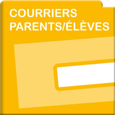 Courriers parents/élèves
