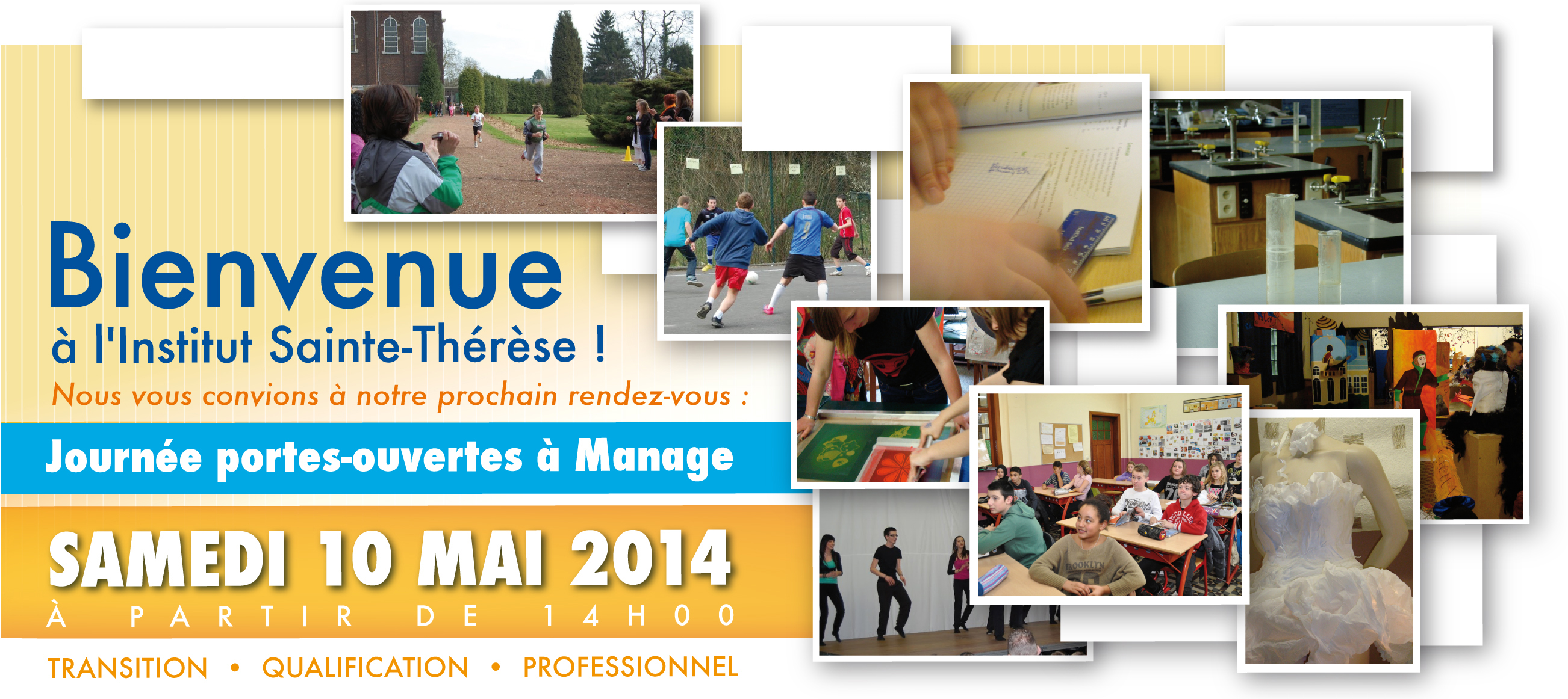 Bienvenue à notre journée portes-ouvertes à Manage !